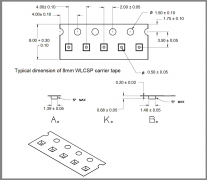  Technical Note of WLCSP Carrier, Cover Tape Packing Spec.